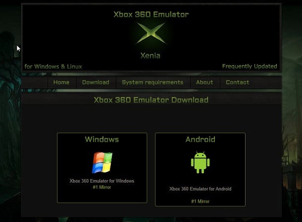 xenia emulator download for android